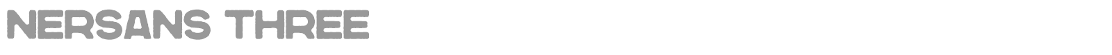 Nersans font preview